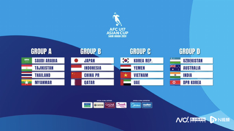 kaiyun.com-U17亚洲杯分组出炉，中国男足或时隔21年重返世界大赛